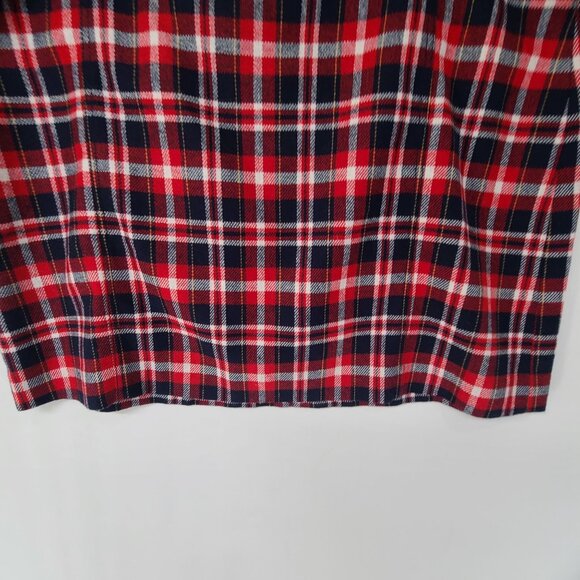J. Crew Women's A-line mini wool bend skirt in plaid Size 22 - Picture 3 of 8